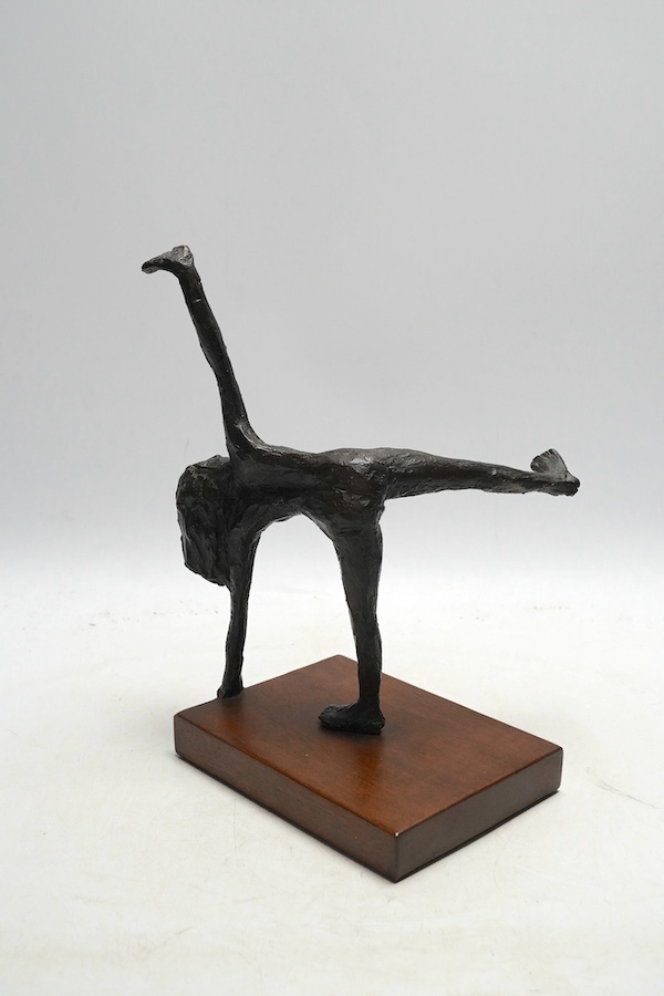 In the Manner of Christian Candelier - a bronzed composition model of a ballet dancer, 25cm. Condition - good
